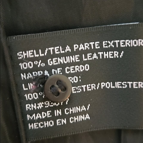 East 5th Leather Car Coat - Picture 6 of 11